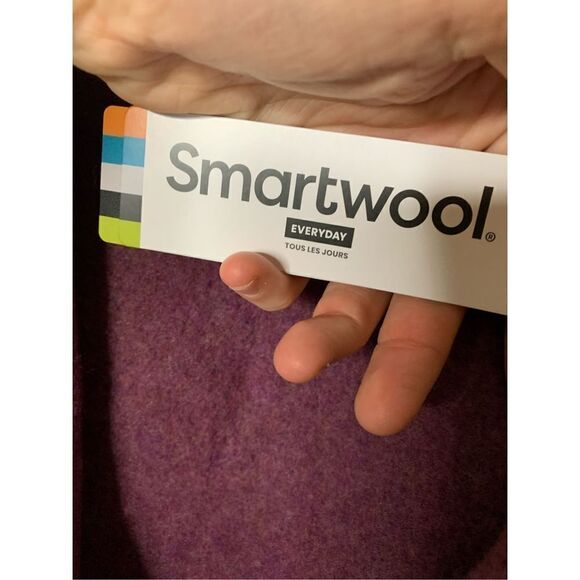 Smartwool Hudson Trail Fleece Poncho purple women’s size small NEW NWT - Picture 9 of 10